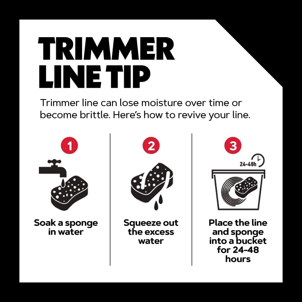 22-495 Magnum Gatorline Square Trimmer Line .095-Inch by 226-Foot Weed Wacker String,Gray