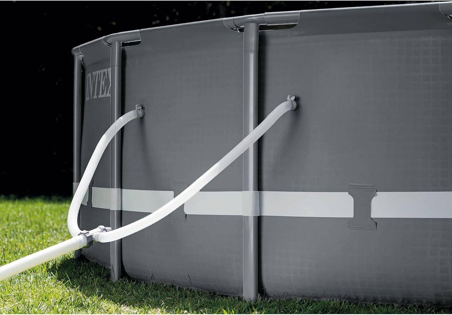 Ultra XTR Deluxe above Ground Swimming Pool Set, Includes Cartridge Sand Filter Pump, Supertough Puncture Resistant, Rust Resistant, 24' X 52"