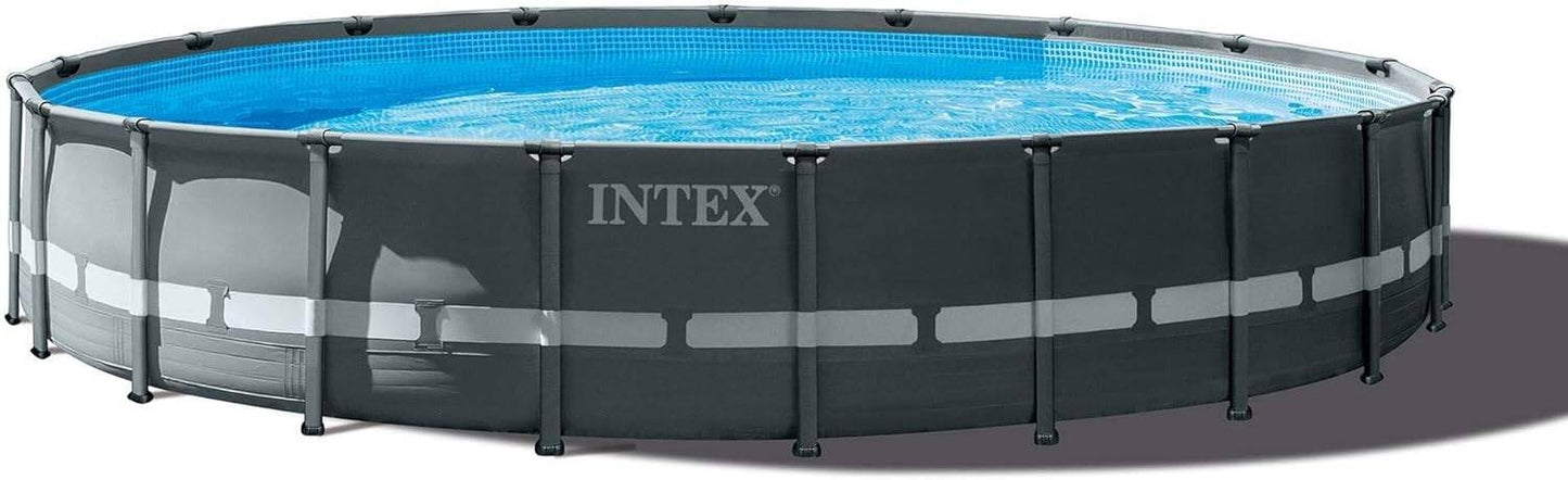 Ultra XTR Deluxe above Ground Swimming Pool Set, Includes Cartridge Sand Filter Pump, Supertough Puncture Resistant, Rust Resistant, 24' X 52"