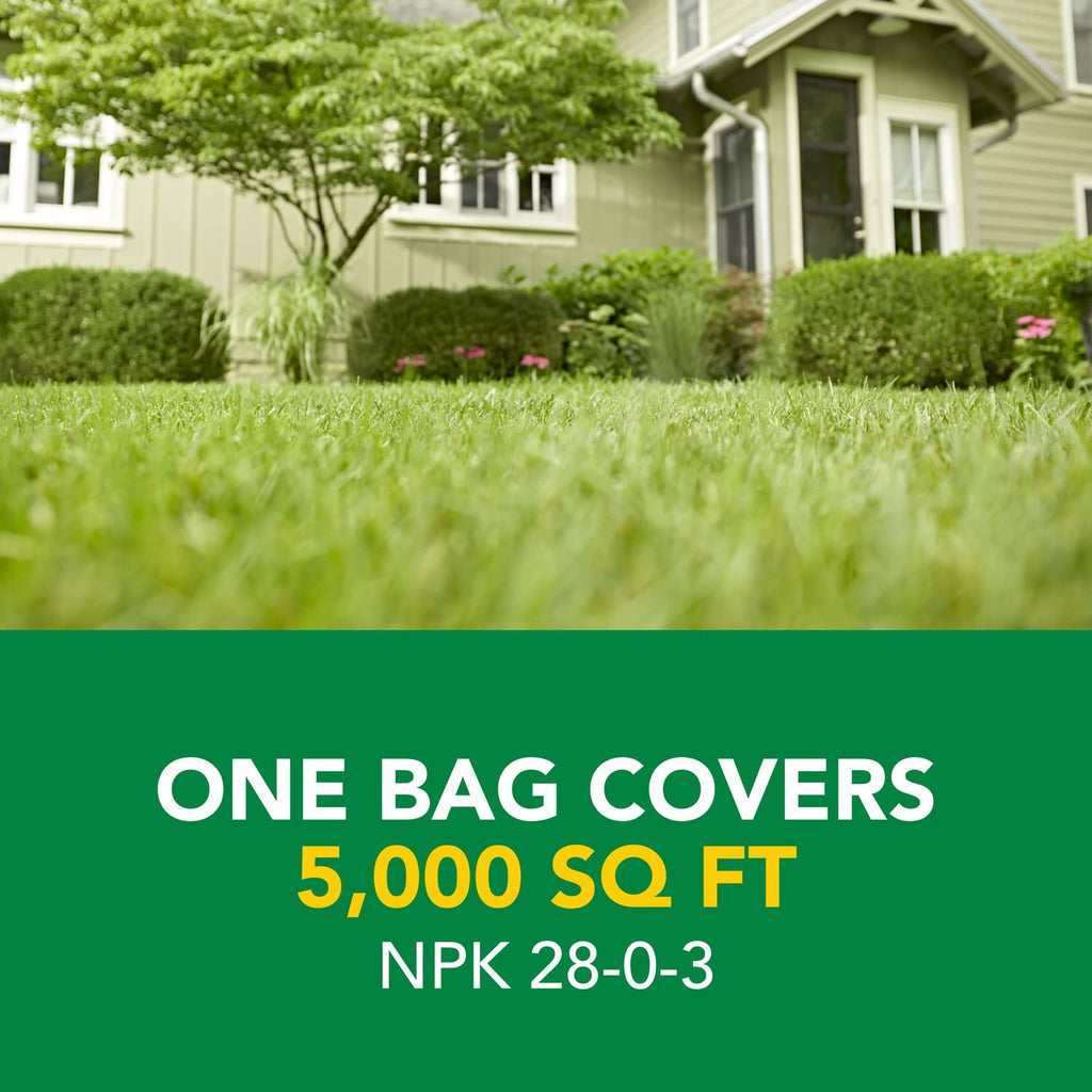 Turf Builder Weed & Feed3, Weed Killer plus Lawn Fertilizer, Controls Dandelion and Clover, 5,000 Sq. Ft., 14.29 Lbs.