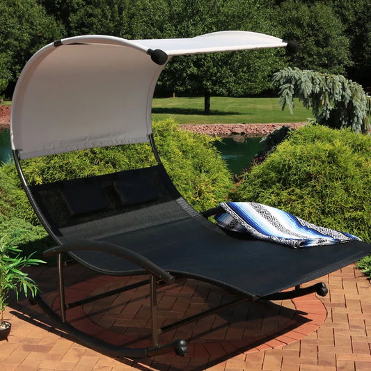 Chatteris Outdoor Powder Coated Steel Chaise Lounge