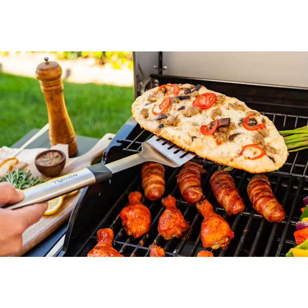 Grill Tool Set with Stainless Steel Handles (8 Piece)
