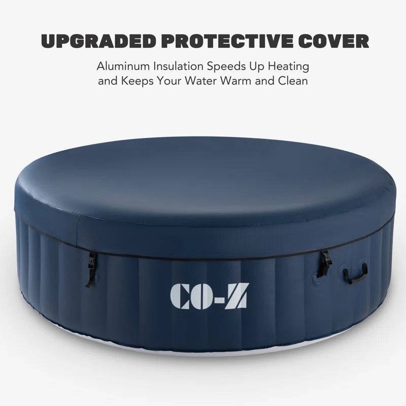 2-4 - Person 120 - Jet Vinyl Inflatable Hot Tub